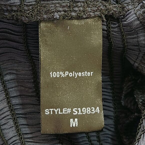 Mahina Strapless Romper Harem Pants Black Smocked Top Swim Cover Up Women's M - Picture 6 of 9